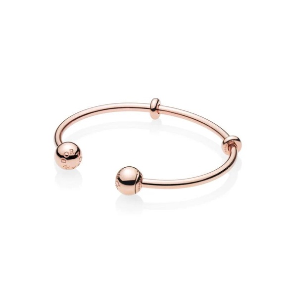 Pandora rose gold open bangle - Picture 2 of 2